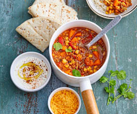 Ragoût de bœuf et patate douce à la mexicaine