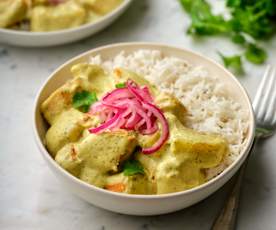 Root Vegetable Korma with Basmati Rice