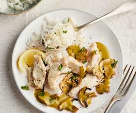 Chicken with Creamy Vegetable Sauce
