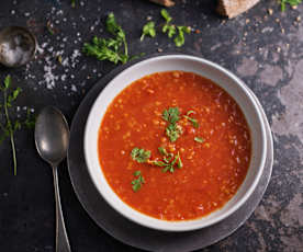 Pikantna marokańska zupa z soczewicą