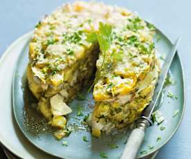 Brandade de cabillaud et poireau