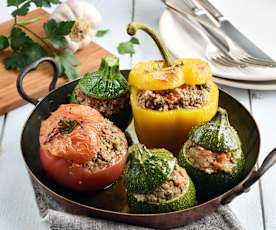 Légumes farcis au bœuf