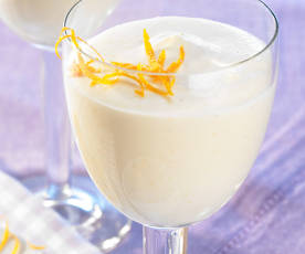 Quarkcreme mit Orange