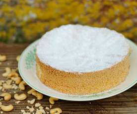 Bolo de castanha de caju