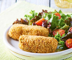 Croquettes de thon panées à l'amarante