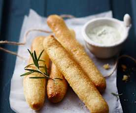 Barritas de queso y romero (sin gluten)