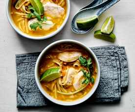 Thai-Nudelsuppe