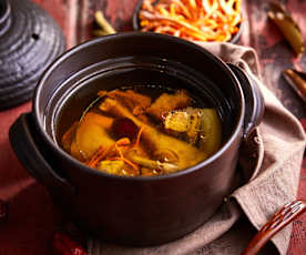 Cordyceps Flower Chicken Soup