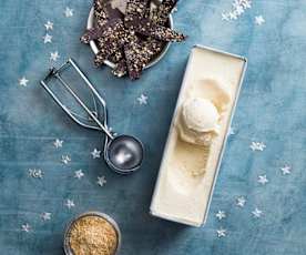 Peanut butter gelato (Gelato Messina)