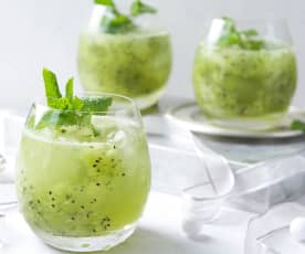 Mojito de kiwi (sin alcohol)