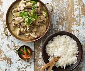 Thai green chicken curry