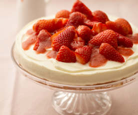 Cheesecake con fresas