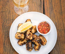 Poêlée d'anguilles et rougail