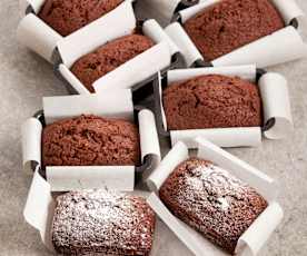 Minibolos de chocolate