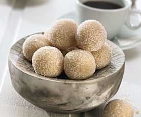 Bonbons aux amandes, rose et cognac