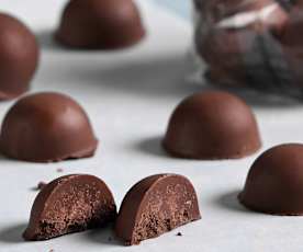 Bombones de gianduja