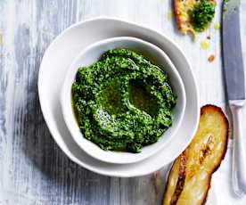 Spinach and coriander pesto (Post-natal)