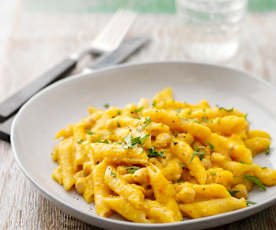 Pasta with Squash and Chickpeas