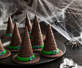 Halloweenowe kapelusze czarownic