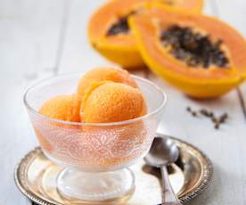 Papaya Sorbet