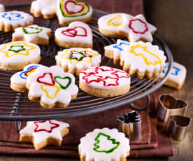 Fondant-Stempel-Plätzchen