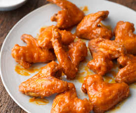 Hot Wings with Blue Cheese Dip