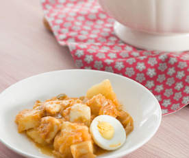 Guiso de sepia con patatas