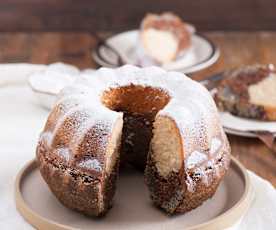 Triple layer bundt cake