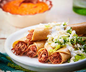 Flautas de res