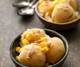 Dairy-free Mango Ice Cream