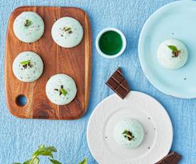 Semifreddo alla menta e cioccolato (senza lattosio)