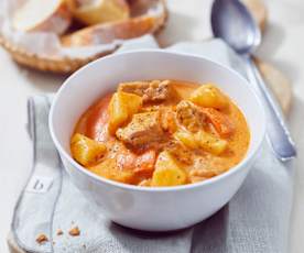 Kartoffel-Kürbis-Gulasch