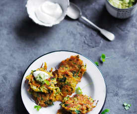 Zucchini fritters (Toddlers and beyond)