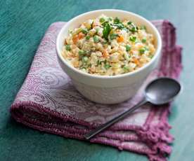 Polish vegetable salad (Insalata Russa)