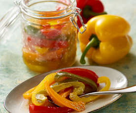 Marinated capsicum