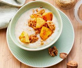 Porridge mit Ananas