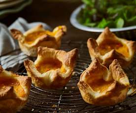 Blätterteigtörtchen mit Kürbis-Ingwer-Ragout