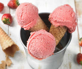 Gelato veloce alla fragola