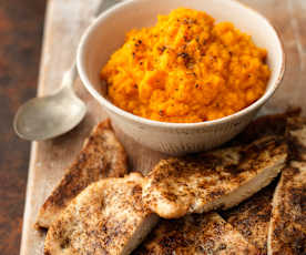 Cajun Chicken and Sweet Potato Mash