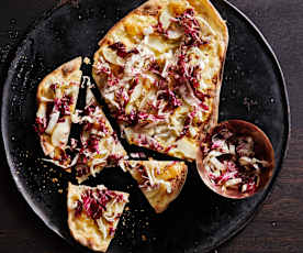 Winterlicher Flammkuchen