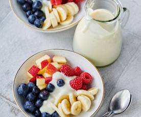 Weiße Schokoladensauce