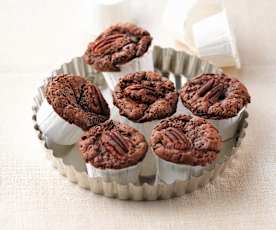 Muffin al cioccolato e noci