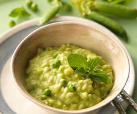 Pea and Mint Risotto