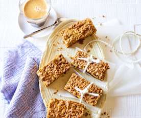 Čokoládové tyčinky s dýní a špaldovými vločkami