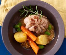 Roladki cielęce z kurczakiem i pomarańczą