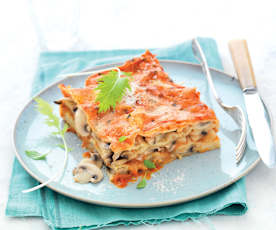 Lasagnes champignons-fromage