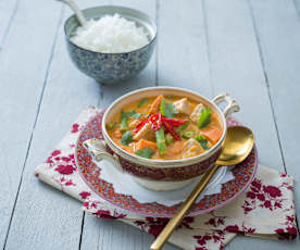 Thai red pork curry