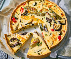 Mediterrane Gemüsequiche