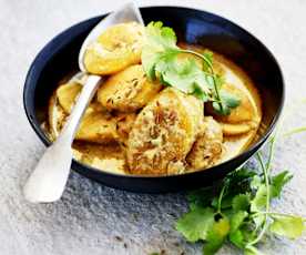 Curry de banane plantain
