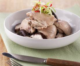 香菇麻油蔥油雞